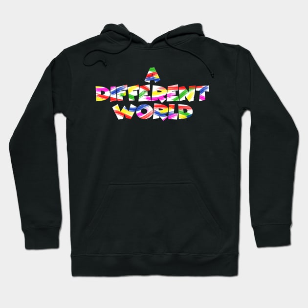 A Colorfull Different World Hoodie by Kayasa Art